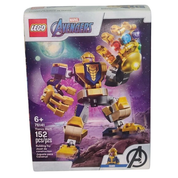 76141 THANOS MECH Legos Marvel Super Heroes AVENGERS Robot Retired NIB Mint - Picture 1 of 9